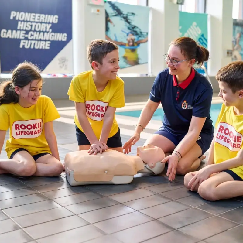 Rookie Lifeguard Awards course for over 8 year olds in Stafford